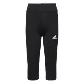 Designed To Move 3-Stripes 3/4 Tights Running/training Tights Svart Adidas Performance