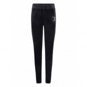 Juicy Couture Diamante Velour Legging Svart