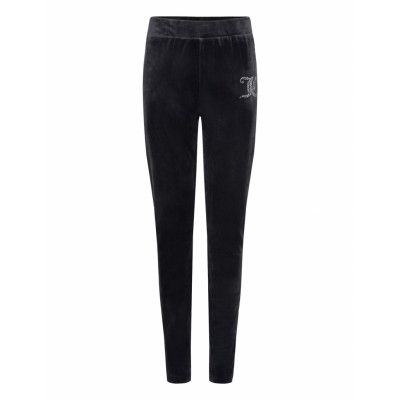 Juicy Couture Diamante Velour Legging Svart