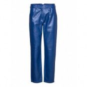 Diris Disco Pants Trousers Leather Leggings/Byxor Blå MDK / Munderingskompagniet