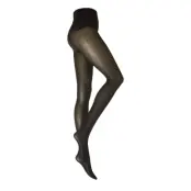 Doris Dots Tights 40D Lingerie Pantyhose & Leggings Svart Swedish Stockings