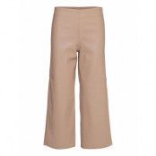Dowiesz Pants Trousers Leather Leggings/Byxor Beige Saint Tropez