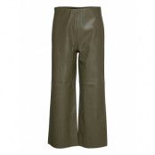 Dowiesz Pants Trousers Leather Leggings/Byxor Grön Saint Tropez