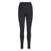 Drop Of Mindfulness Ribbed Seamless Tights Svart