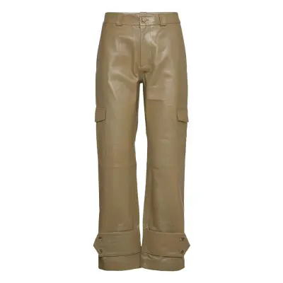 Dunder Leather Trouser 20-04 Leather Leggings/Byxor Grön HOLZWEILER