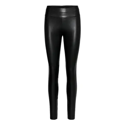 Edie Forming Leggings Trousers Leather Leggings/Byxor Svart Wolford