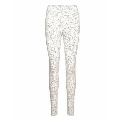 Elba Leggings Gots Bottoms Leggings Vit Basic Apparel
