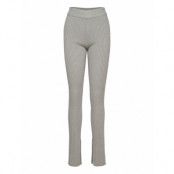 Elliana Knitted Leggings Leggings Grå Gina Tricot