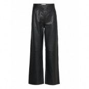 Emma Leather Pants Trousers Leather Leggings/Byxor Svart Notes Du Nord
