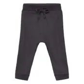 En Fant Pants Ls Rib Grå