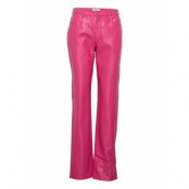 Engloria Pants 6875 Trousers Leather Leggings/Byxor Rosa Envii