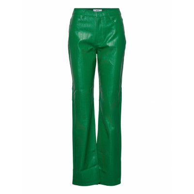 Engloria Pants 6875 Trousers Leather Leggings/Byxor Grön Envii