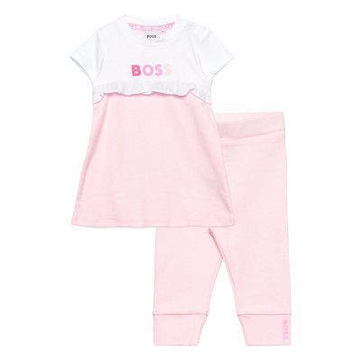 Ens.dress+Leggings+Headband Pyjamas Set Rosa BOSS