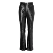 Esme Pants Trousers Leather Leggings/Byxor Svart By Malina