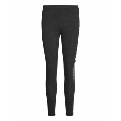 Ess Graphic Leggings Leggings Svart PUMA