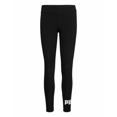 Ess Logo Leggings Sport Leggings Svart PUMA
