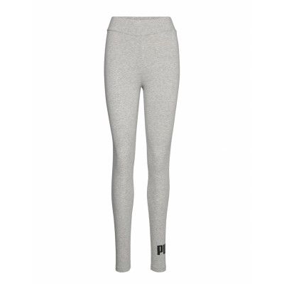 Ess Logo Leggings Running/training Tights Grå PUMA