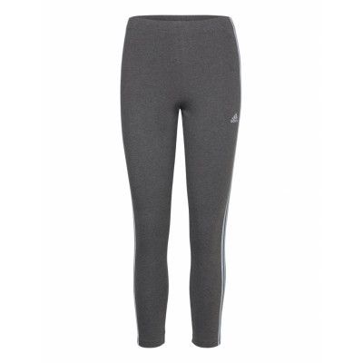 Adidas Sportswear Essentials 3-Stripes High-Waisted Single Jersey Leggings Grå