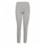 Essentials 3-Stripes High-Waisted Single Jersey Leggings *Villkorat Erbjudande Leggings Grå Adidas Sportswear