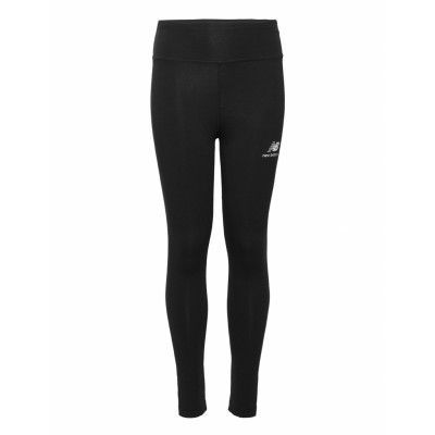 Essentials Stacked Logo Cotton Legging Sport Leggings Svart New Balance