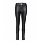 Estella Leggings Trousers Leather Leggings/Byxor Svart *Villkorat Erbjudande Wolford