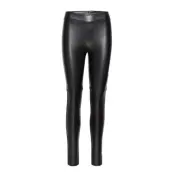 Estella Leggings Trousers Leather Leggings/Byxor Svart *Villkorat Erbjudande Wolford