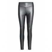 Estelle Shine Leggings Leather Leggings/Byxor Svart Wolford