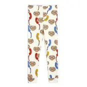 E.T. Aop Leggings Leggings Vit Mini Rodini