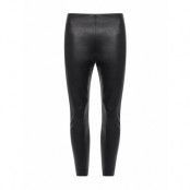 Etta Rec Veg Lthr Skinny Trsr Bottoms Trousers Leather Leggings-Byxor Svart French Connection