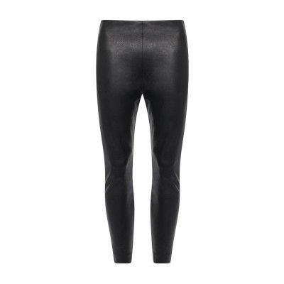 Etta Rec Veg Lthr Skinny Trsr Bottoms Trousers Leather Leggings-Byxor Svart French Connection