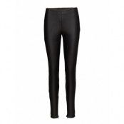 N5724, Nataliasz Leggings Bottoms Trousers Leather Leggings-Byxor Svart Saint Tropez