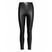 Faux Lthr Bi Srtch Leggng Trousers Leather Leggings/Byxor Svart Michael Kors