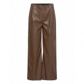 Fenjasz Pants Trousers Leather Leggings/Byxor Brun Saint Tropez
