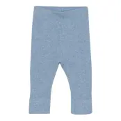 Fixoni Leggings Melange Rib Blå