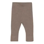 Fixoni Leggings Melange Rib Brun