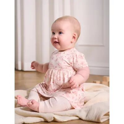 Fixoni Leggings Pointelle - Pink - 68