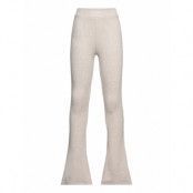 Flared Knitted Leggings *Villkorat Erbjudande Leggings Beige Mango