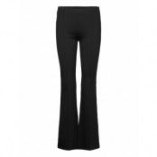 Flared Leggings Bottoms Trousers Flared Svart Mango