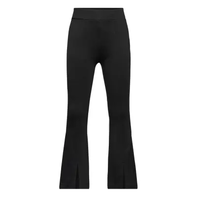 Leggings With A Slit Bottoms Trousers Svart Tom Tailor