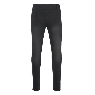 Boboli Fleece Denim Trousers For Girl Svart