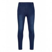 Boboli Fleece Denim Trousers For Girl Marinblå