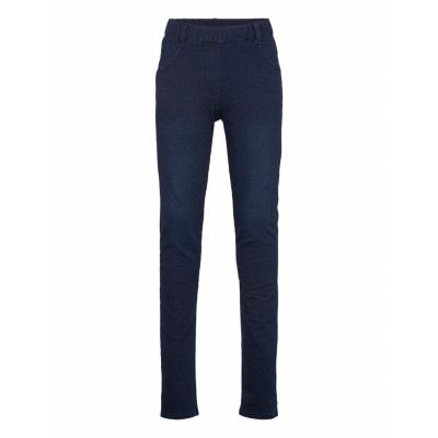 Boboli Fleece Denim Trousers For Girl Marinblå