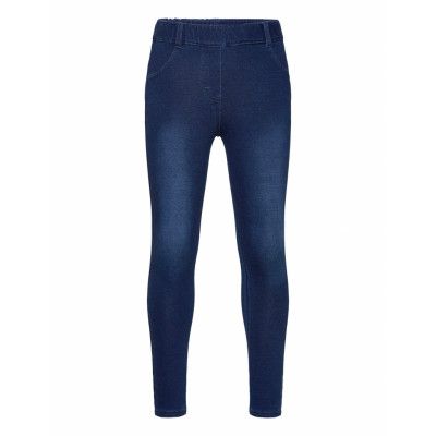 Boboli Fleece Denim Trousers For Girl Marinblå