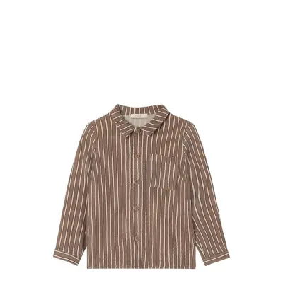 Fliink Elmo Ls Shirt - Brown - 80