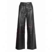 Flint - Crinkled Leather *Villkorat Erbjudande Trousers Leather Leggings/Byxor Svart Day Birger Et Mikkelsen