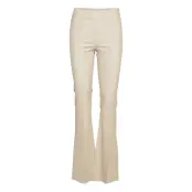 Floral Pant Leather Leggings/Byxor Beige REMAIN Birger Christensen