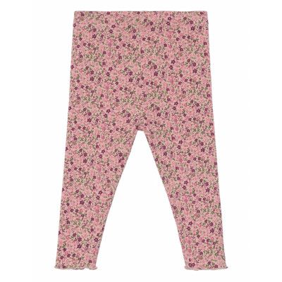 Floral Print Leggings Bottoms Leggings Pink Mango