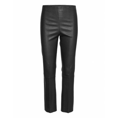 Florentina Leather Leggings/Byxor Svart By Malene Birger
