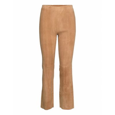 Florento Trousers Leather Leggings/Byxor Orange By Malene Birger