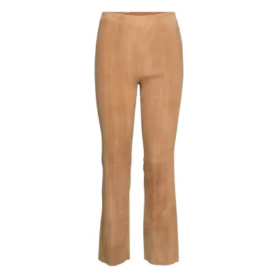 Florento Trousers Leather Leggings/Byxor Orange By Malene Birger